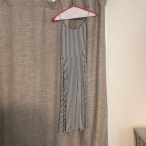 Privacy Please Striped Midi Dress